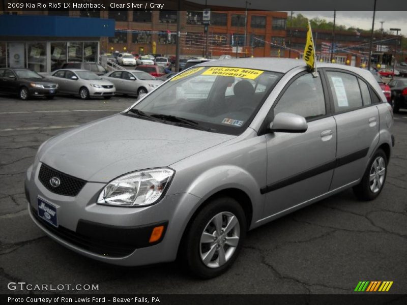 Clear Silver / Gray 2009 Kia Rio Rio5 LX Hatchback