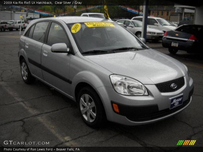 Clear Silver / Gray 2009 Kia Rio Rio5 LX Hatchback