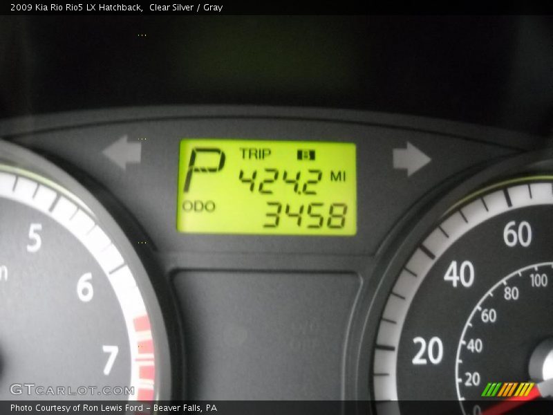 Clear Silver / Gray 2009 Kia Rio Rio5 LX Hatchback