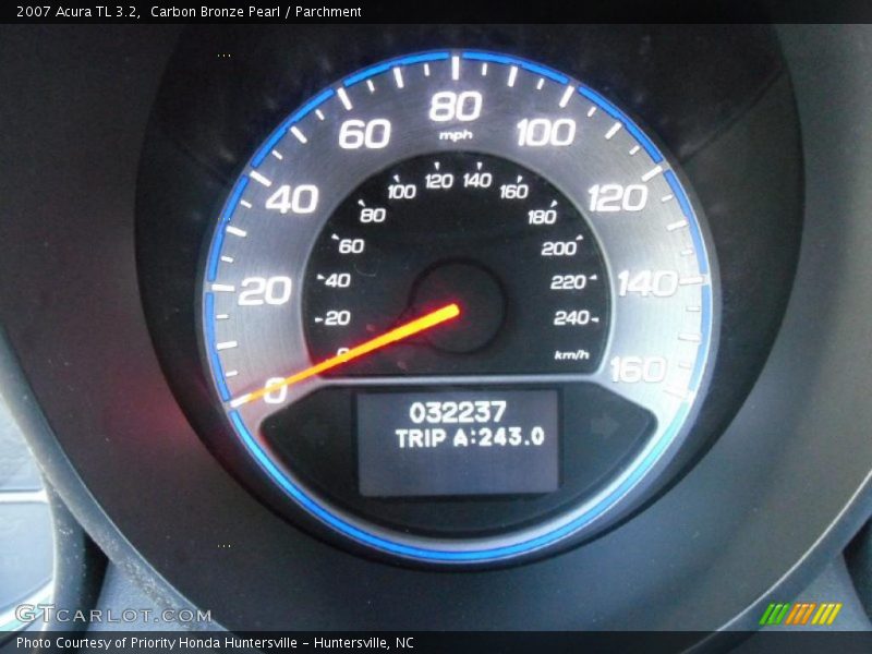 Carbon Bronze Pearl / Parchment 2007 Acura TL 3.2