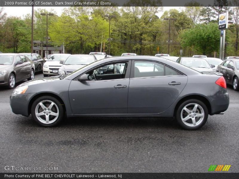 Dark Steel Gray Metallic / Ebony 2009 Pontiac G6 GT Sedan