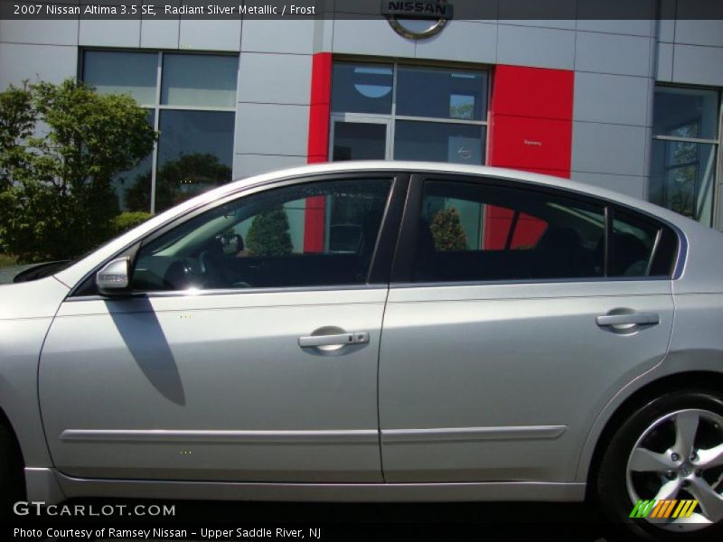 Radiant Silver Metallic / Frost 2007 Nissan Altima 3.5 SE