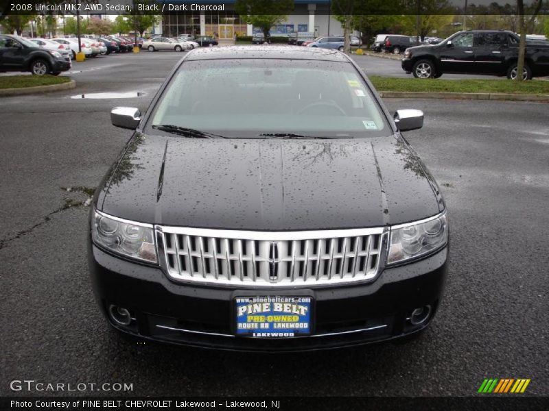 Black / Dark Charcoal 2008 Lincoln MKZ AWD Sedan