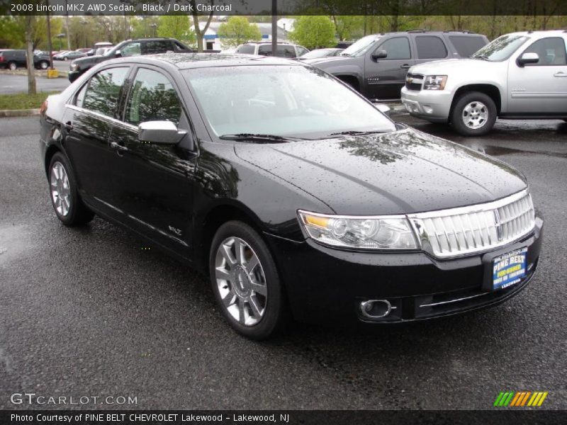 Black / Dark Charcoal 2008 Lincoln MKZ AWD Sedan