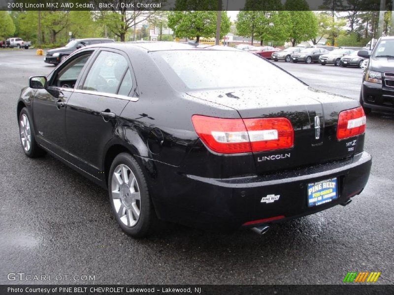 Black / Dark Charcoal 2008 Lincoln MKZ AWD Sedan