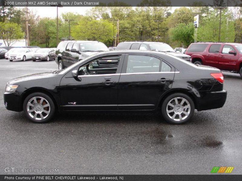 Black / Dark Charcoal 2008 Lincoln MKZ AWD Sedan