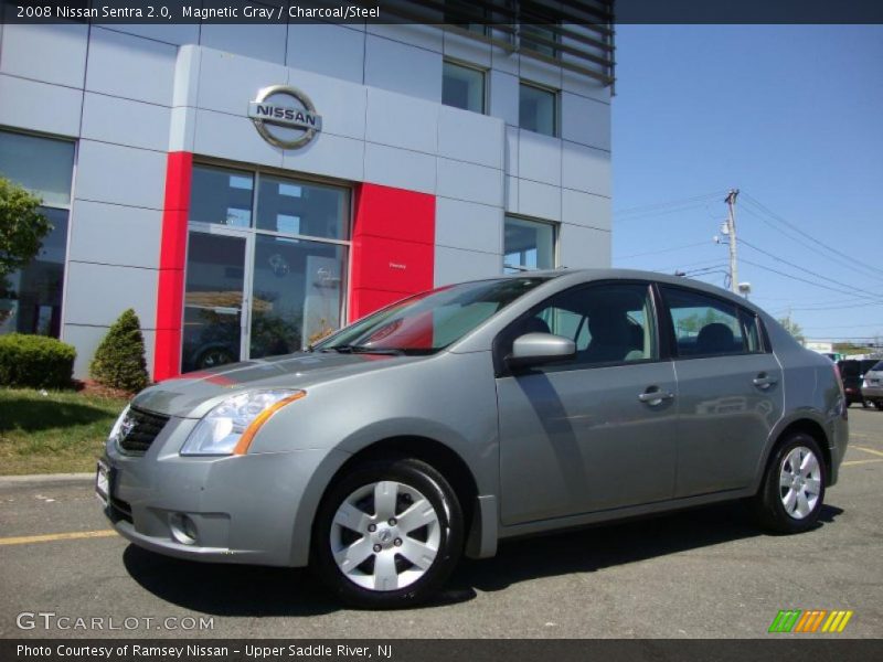 Magnetic Gray / Charcoal/Steel 2008 Nissan Sentra 2.0