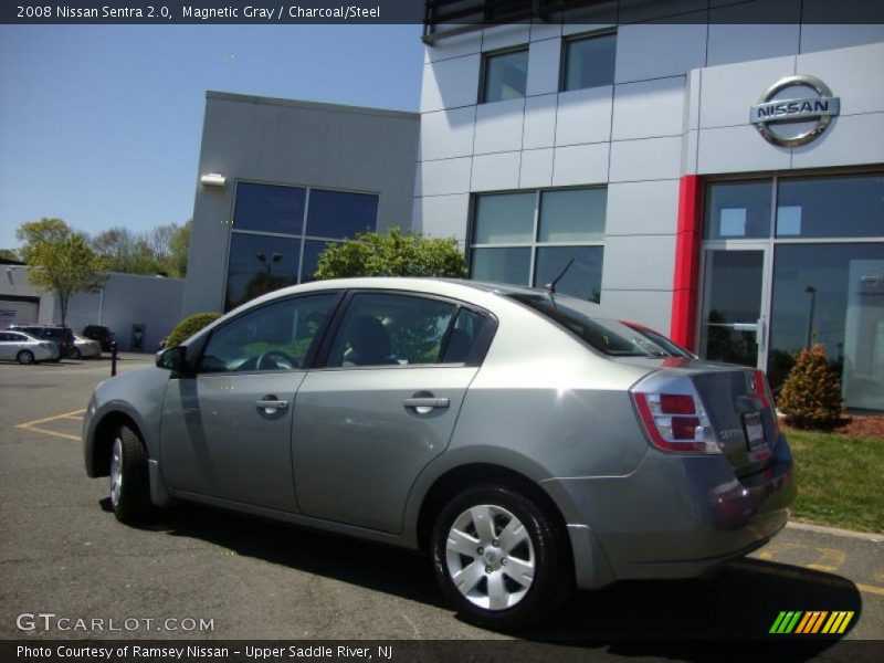 Magnetic Gray / Charcoal/Steel 2008 Nissan Sentra 2.0