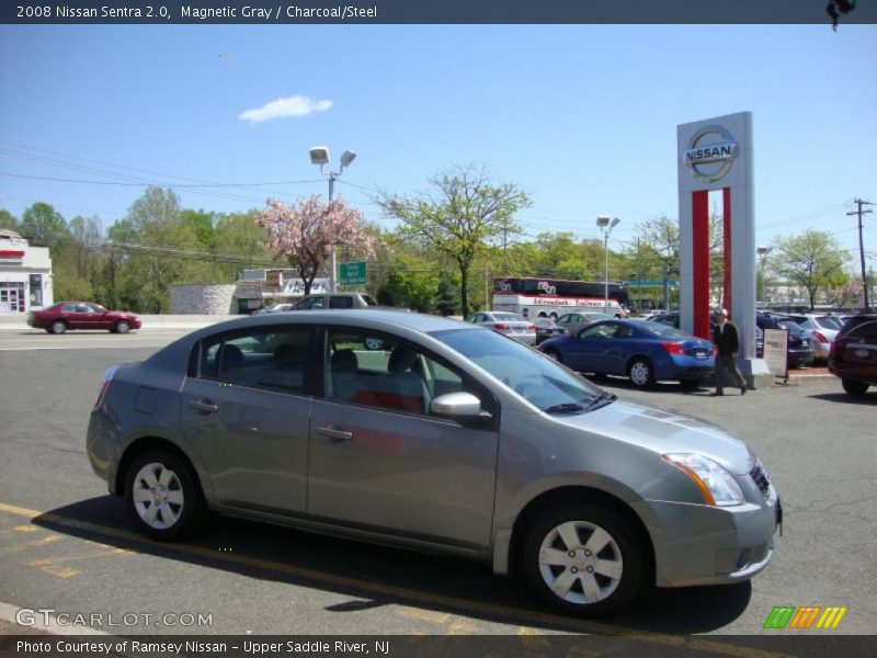 Magnetic Gray / Charcoal/Steel 2008 Nissan Sentra 2.0