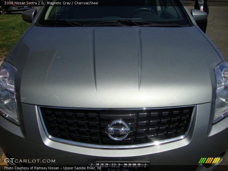 Magnetic Gray / Charcoal/Steel 2008 Nissan Sentra 2.0