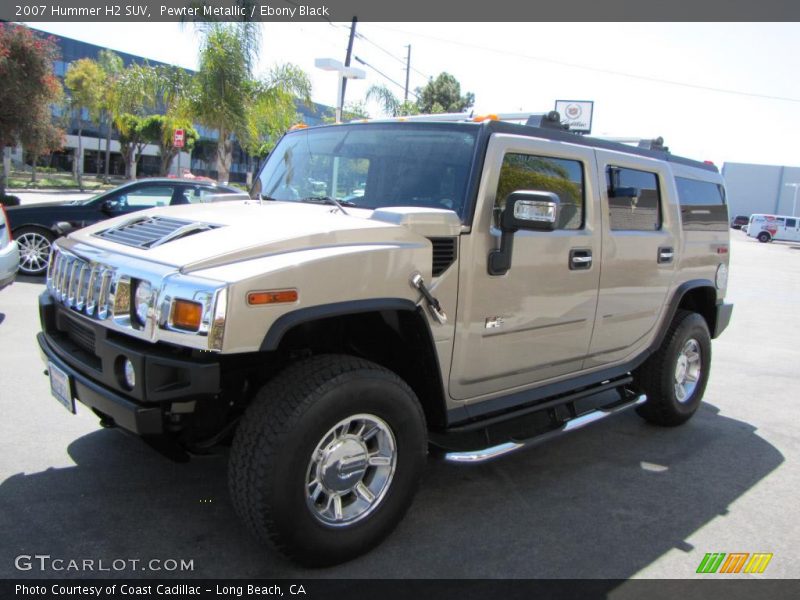Pewter Metallic / Ebony Black 2007 Hummer H2 SUV