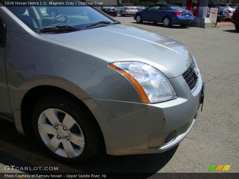 Magnetic Gray / Charcoal/Steel 2008 Nissan Sentra 2.0