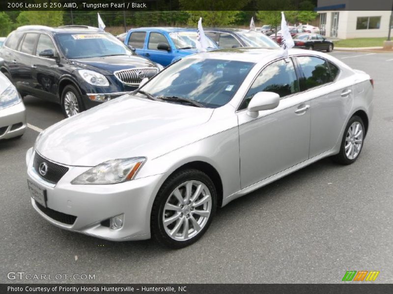 Tungsten Pearl / Black 2006 Lexus IS 250 AWD