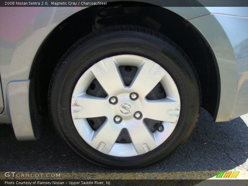 Magnetic Gray / Charcoal/Steel 2008 Nissan Sentra 2.0