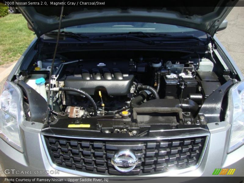 Magnetic Gray / Charcoal/Steel 2008 Nissan Sentra 2.0