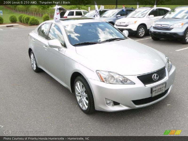 Tungsten Pearl / Black 2006 Lexus IS 250 AWD