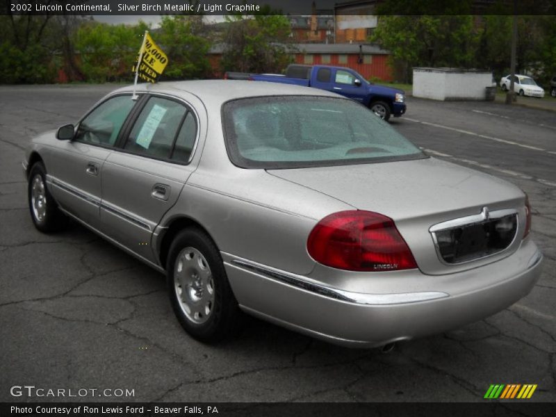 Silver Birch Metallic / Light Graphite 2002 Lincoln Continental