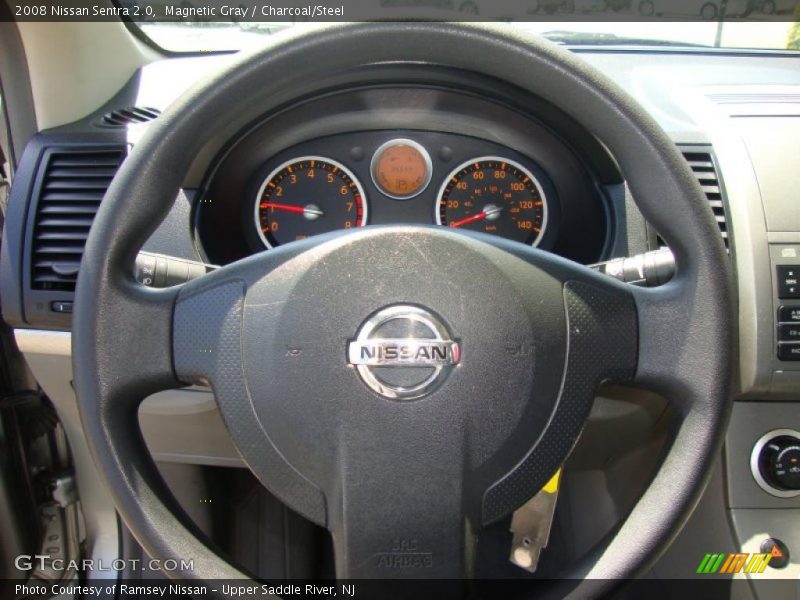 Magnetic Gray / Charcoal/Steel 2008 Nissan Sentra 2.0