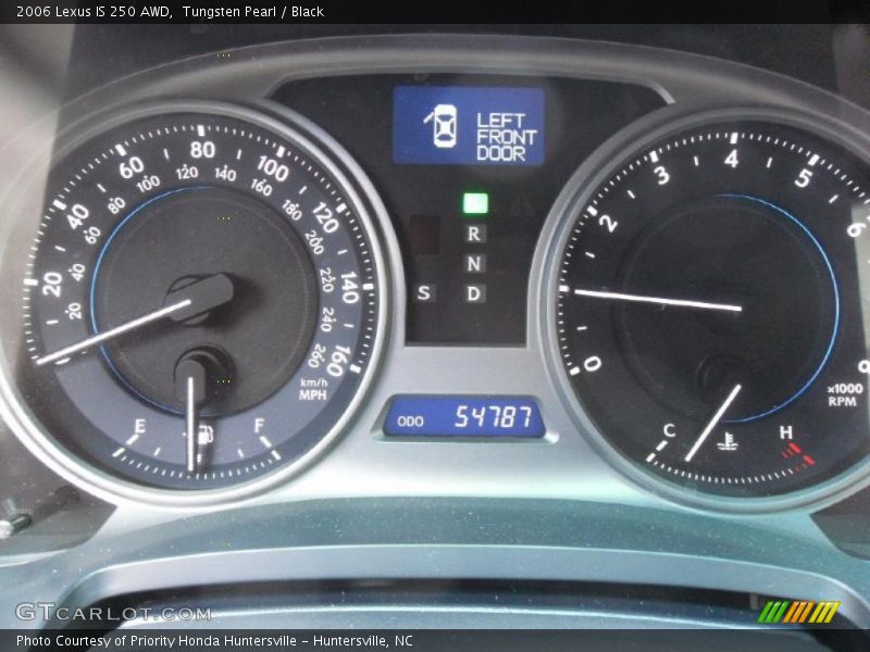 Tungsten Pearl / Black 2006 Lexus IS 250 AWD