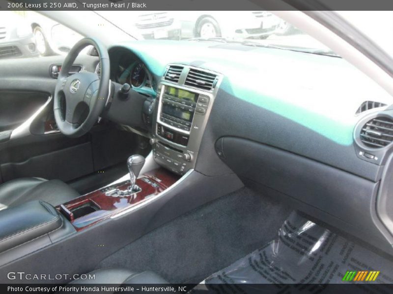 Tungsten Pearl / Black 2006 Lexus IS 250 AWD