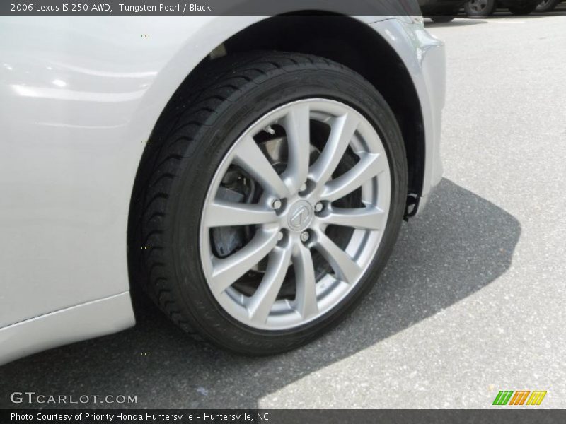 Tungsten Pearl / Black 2006 Lexus IS 250 AWD