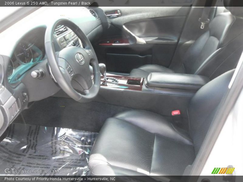 Tungsten Pearl / Black 2006 Lexus IS 250 AWD