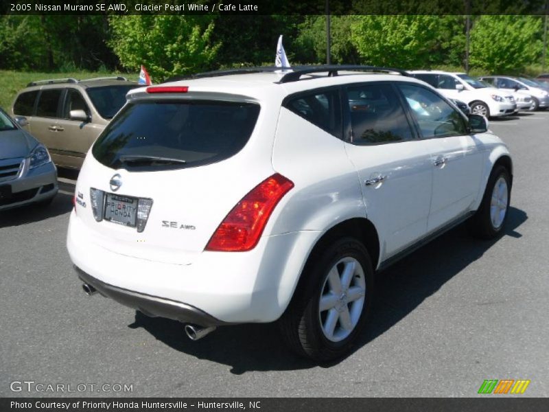 Glacier Pearl White / Cafe Latte 2005 Nissan Murano SE AWD