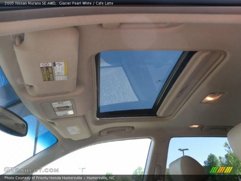 Glacier Pearl White / Cafe Latte 2005 Nissan Murano SE AWD