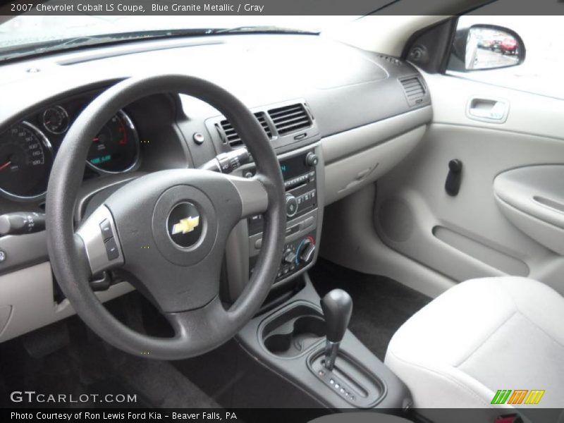 Blue Granite Metallic / Gray 2007 Chevrolet Cobalt LS Coupe
