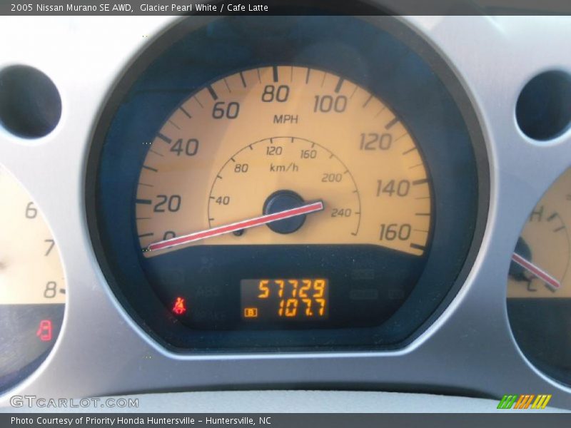 Glacier Pearl White / Cafe Latte 2005 Nissan Murano SE AWD