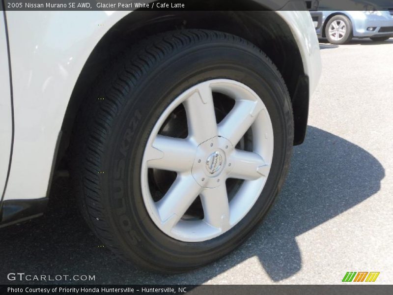 Glacier Pearl White / Cafe Latte 2005 Nissan Murano SE AWD
