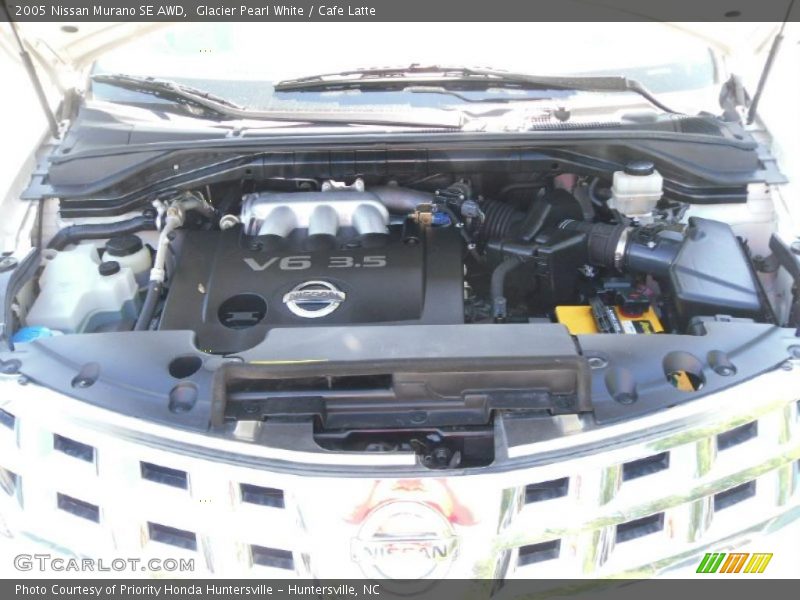 Glacier Pearl White / Cafe Latte 2005 Nissan Murano SE AWD