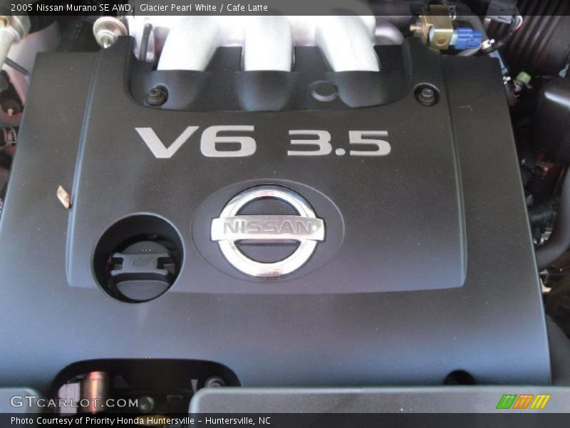 Glacier Pearl White / Cafe Latte 2005 Nissan Murano SE AWD