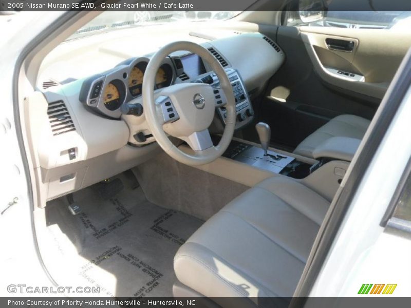 Glacier Pearl White / Cafe Latte 2005 Nissan Murano SE AWD