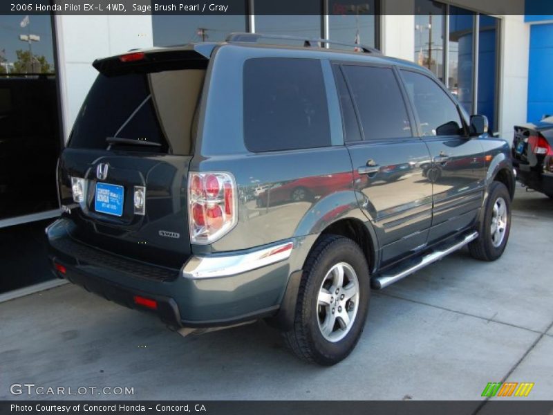 Sage Brush Pearl / Gray 2006 Honda Pilot EX-L 4WD