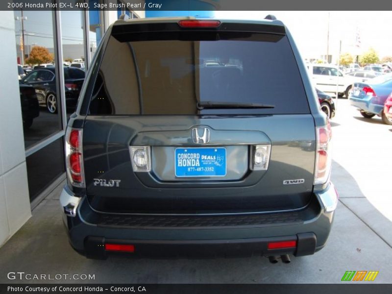Sage Brush Pearl / Gray 2006 Honda Pilot EX-L 4WD