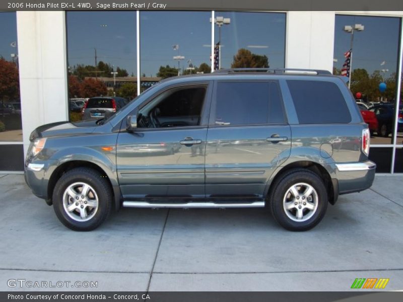 Sage Brush Pearl / Gray 2006 Honda Pilot EX-L 4WD