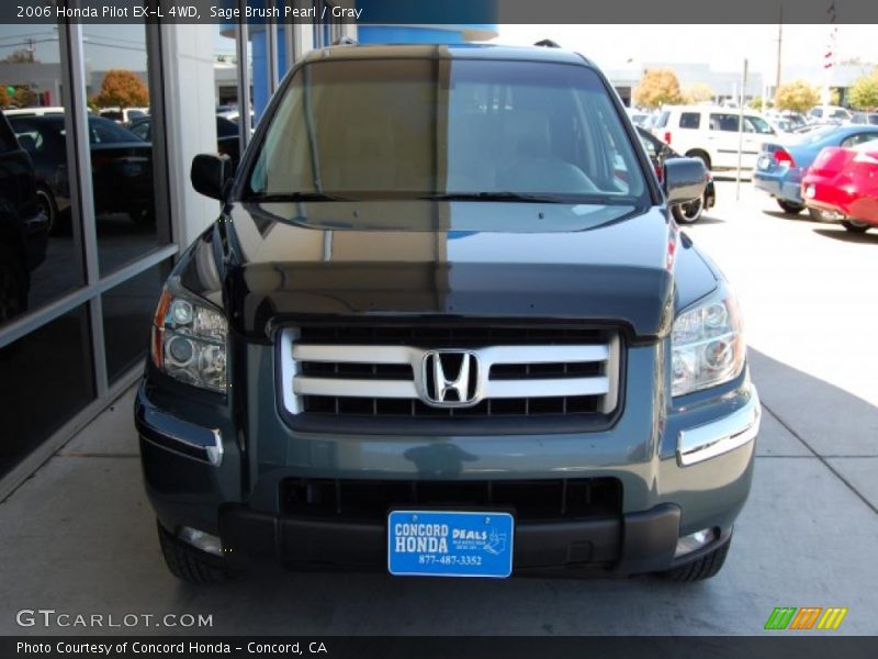 Sage Brush Pearl / Gray 2006 Honda Pilot EX-L 4WD
