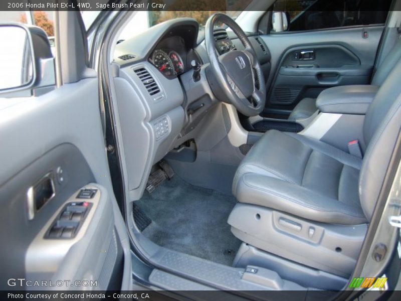 Sage Brush Pearl / Gray 2006 Honda Pilot EX-L 4WD