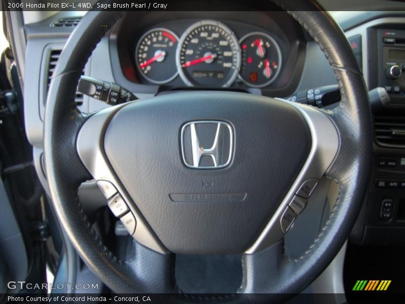 Sage Brush Pearl / Gray 2006 Honda Pilot EX-L 4WD