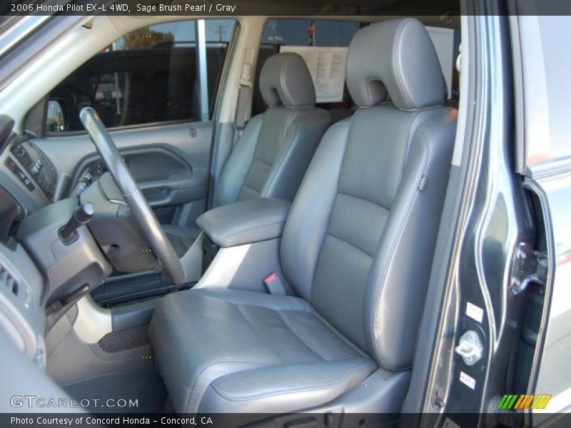 Sage Brush Pearl / Gray 2006 Honda Pilot EX-L 4WD