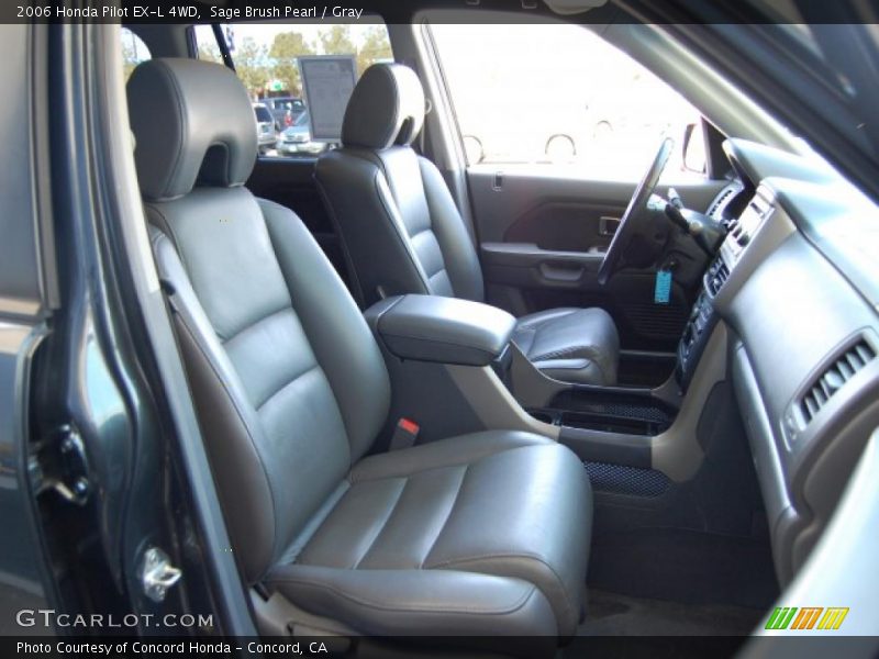 Sage Brush Pearl / Gray 2006 Honda Pilot EX-L 4WD