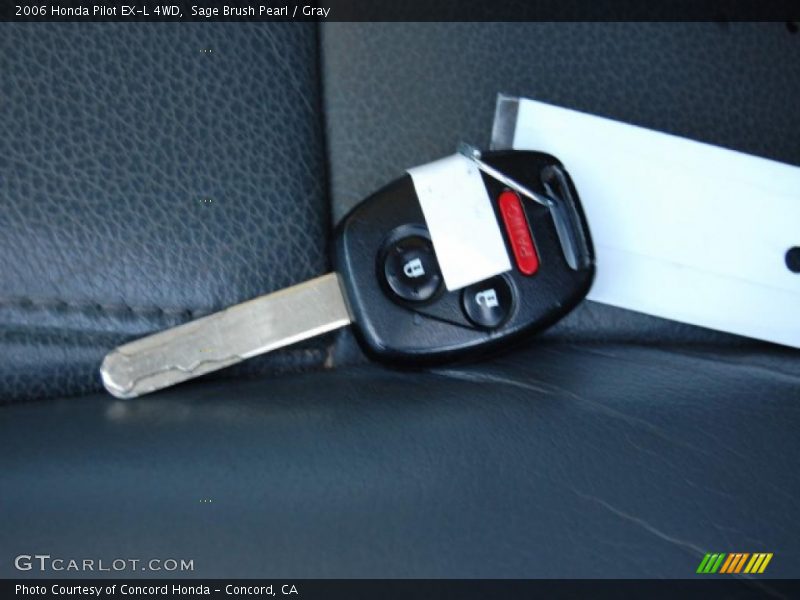 Sage Brush Pearl / Gray 2006 Honda Pilot EX-L 4WD