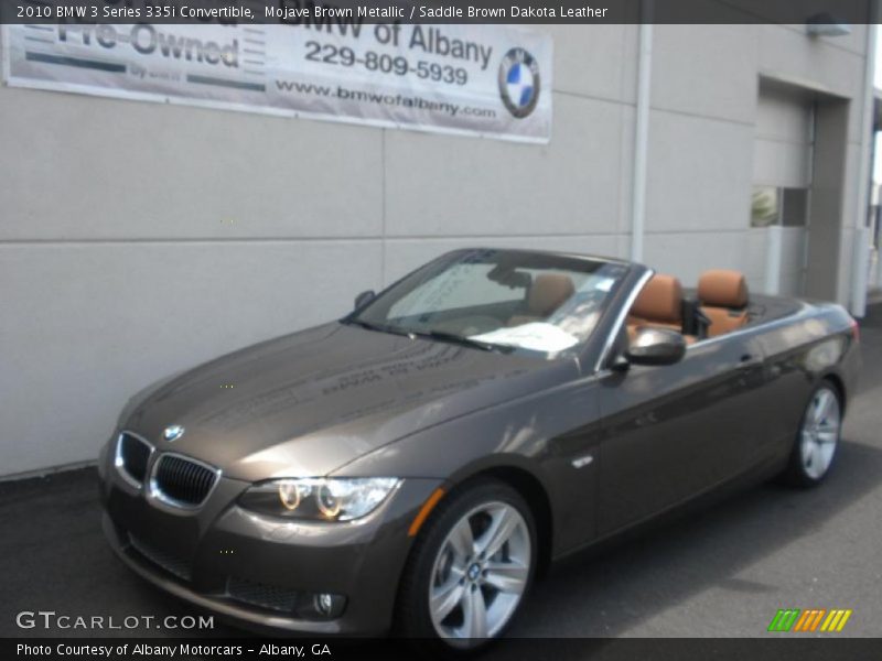 Mojave Brown Metallic / Saddle Brown Dakota Leather 2010 BMW 3 Series 335i Convertible