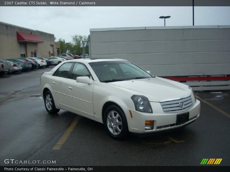 White Diamond / Cashmere 2007 Cadillac CTS Sedan