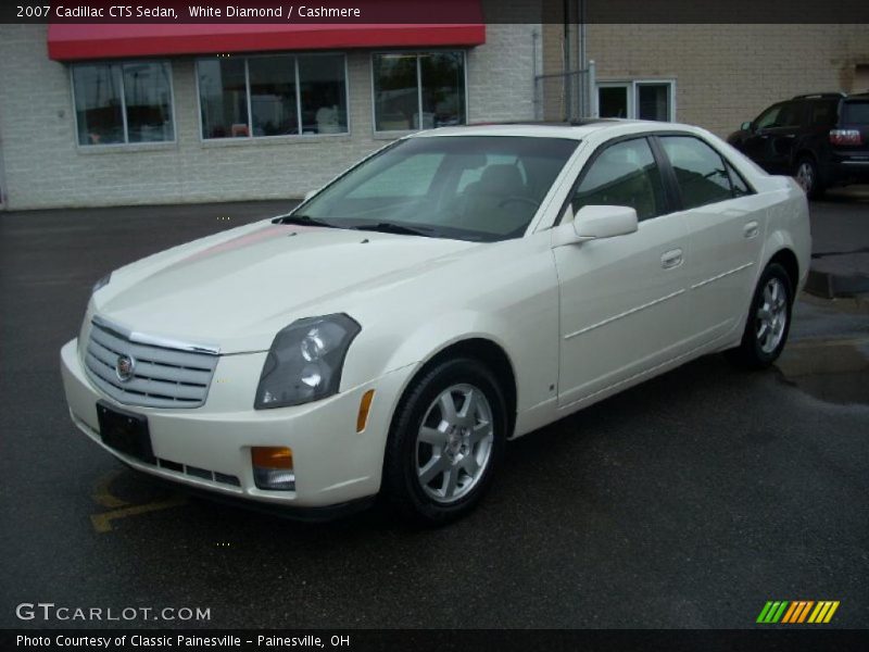 White Diamond / Cashmere 2007 Cadillac CTS Sedan