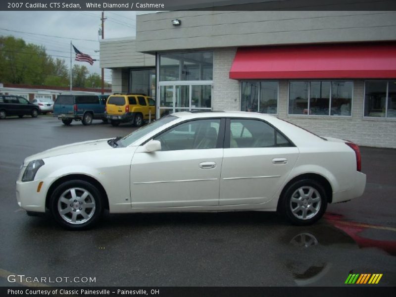 White Diamond / Cashmere 2007 Cadillac CTS Sedan