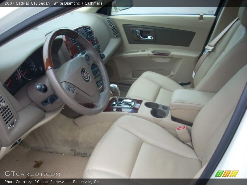 White Diamond / Cashmere 2007 Cadillac CTS Sedan