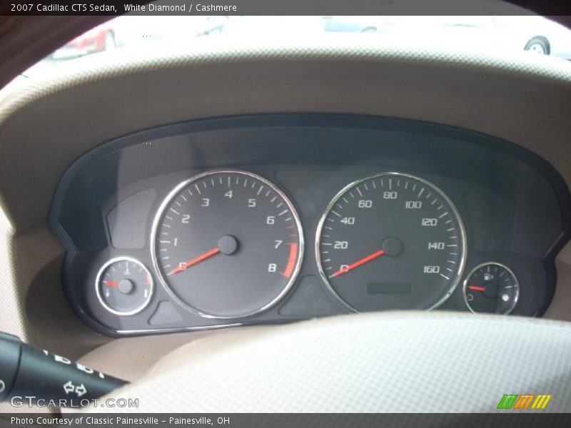 White Diamond / Cashmere 2007 Cadillac CTS Sedan