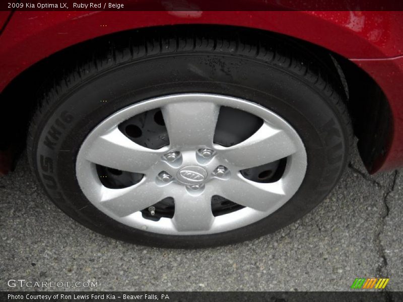 Ruby Red / Beige 2009 Kia Optima LX